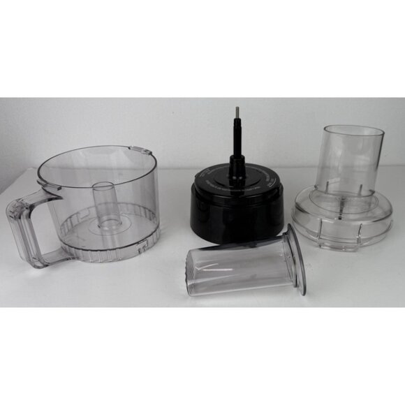 CUISINART AFP-7C Food Processor Replacement Cup, Lid w/Food Tube & Base Collar - Picture 6 of 7